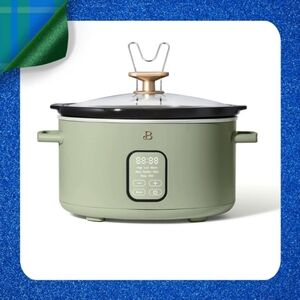 🎁 New Beautiful Sage Green 4 Qt Programmable Slow Cooker